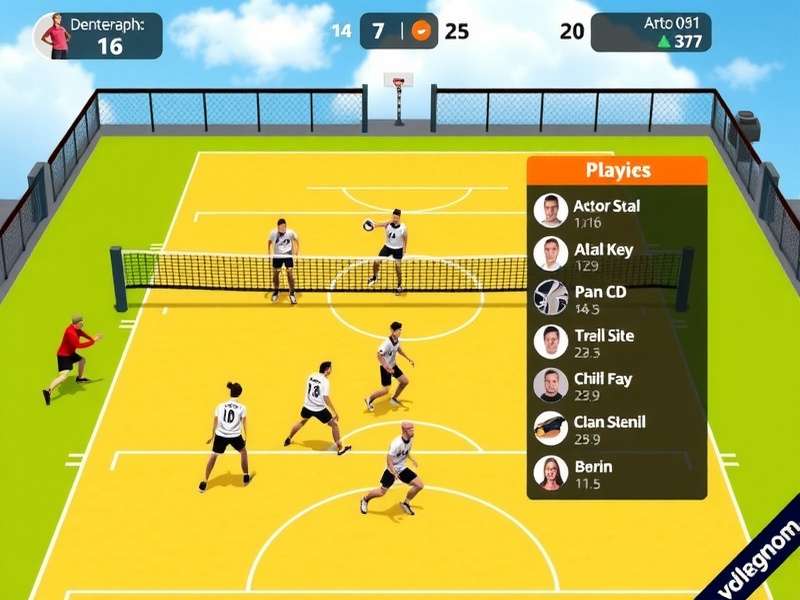 Volley Phenom strategy guide showing player formations